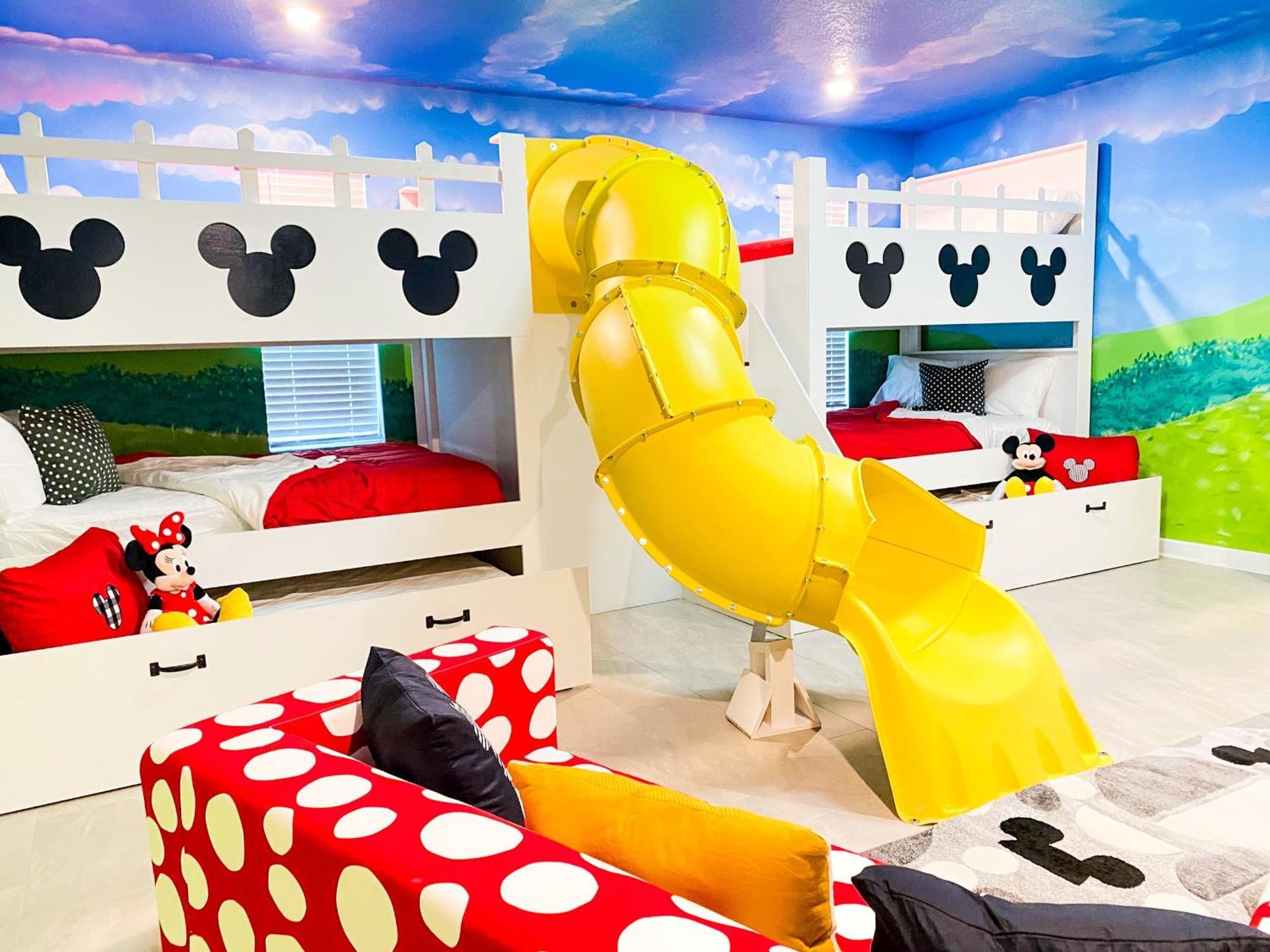 Magical Family Vacation Home Near Disney World At Storey Lake, Star Wars Gameroom, Pool, Theater, Mickey Slide, Sleeps Up To 28 Kissimmee Exterior photo